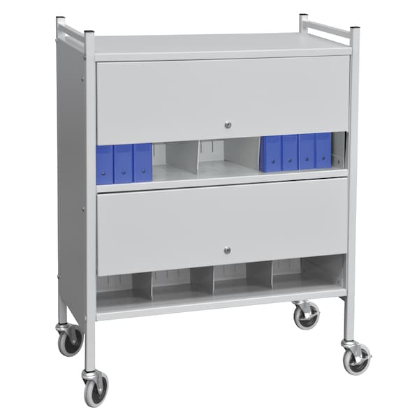 Hippa Compliant Versa Chart Rack In Light Gray (30 Chart Capacity) (43